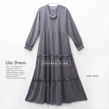GAi-020 Lila Dress - Gamis Polos Ceruti Babydoll